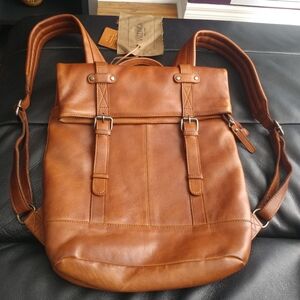 Vilenca Holland "Seren" leather backpack